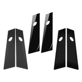 Maxbell 2x Car Window B Pillar Cover Trim Sticker Fit for Tesla Model 3 stripe