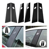 Maxbell 2x Car Window B Pillar Cover Trim Sticker Fit for Tesla Model 3 stripe