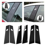 Maxbell 2x Car Window B Pillar Cover Trim Sticker Fit for Tesla Model 3 stripe