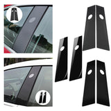 Maxbell 2x Car Window B Pillar Cover Trim Sticker Fit for Tesla Model 3 stripe