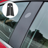 Maxbell 2x Car Window B Pillar Cover Trim Sticker Fit for Tesla Model 3 stripe