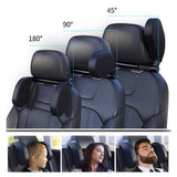 Maxbell Upgraded Car Seat Headrest Adjustable Fit for Travel Car Driving Adults E