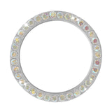 Maxbell Bling Rings Shiny Start Button Rhinestone Ignition Push Button Trim Colorful