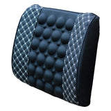 Maxbell Car Lumbar Support Pillow Headrest Support for Car Office Seat Support White Line