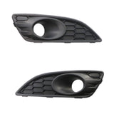 Maxbell 2x Hollow Front Bumper Lower Grilles for Ford Fiesta 2013 2014 2015 2016
