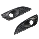 Maxbell 2x Hollow Front Bumper Lower Grilles for Ford Fiesta 2013 2014 2015 2016