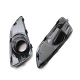 Maxbell 2x Hollow Front Bumper Lower Grilles for Ford Fiesta 2013 2014 2015 2016