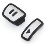 Maxbell Car Accelerator Brake Foot Rest Pad Pedal Stainless Steel for VW ID3 ID4 ID6