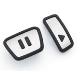 Maxbell Car Accelerator Brake Foot Rest Pad Pedal Stainless Steel for VW ID3 ID4 ID6