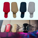Maxbell Car Sun Visor Sunglasses Clip Organizer Multifunction for Truck Vehicle Red