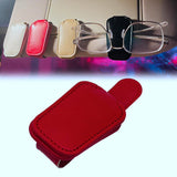 Maxbell Car Sun Visor Sunglasses Clip Organizer Multifunction for Truck Vehicle Red