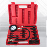 Maxbell 17 Pieces Diesel Engine Cylinder Compression Tester Tool Widely Application