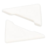 Maxbell 2x Car Door Corner Cover Anti Scratch Scratch Protector Corner Guards White