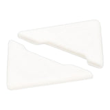 Maxbell 2x Car Door Corner Cover Anti Scratch Scratch Protector Corner Guards White