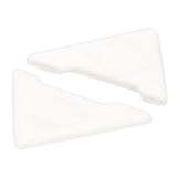 Maxbell 2x Car Door Corner Cover Anti Scratch Scratch Protector Corner Guards White