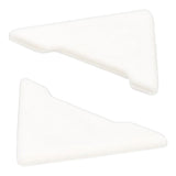 Maxbell 2x Car Door Corner Cover Anti Scratch Scratch Protector Corner Guards White