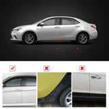 Maxbell 2x Car Door Corner Cover Anti Scratch Scratch Protector Corner Guards White
