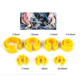Maxbell 16 Pieces AC Fuel Line Disconnect Tool Set for A/C Fuel Transmission Systems