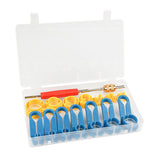 Maxbell 16 Pieces AC Fuel Line Disconnect Tool Set for A/C Fuel Transmission Systems