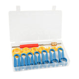 Maxbell 16 Pieces AC Fuel Line Disconnect Tool Set for A/C Fuel Transmission Systems