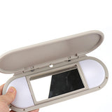 Maxbell Sun Visor Mirror Frame Cover for BMW MINI F55 F56 F60 2015-2022 Gray
