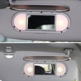 Maxbell Sun Visor Mirror Frame Cover for BMW MINI F55 F56 F60 2015-2022 Gray