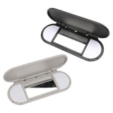 Maxbell Sun Visor Mirror Frame Cover for BMW MINI F55 F56 F60 2015-2022 Gray