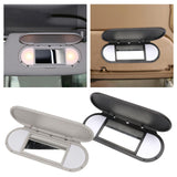 Maxbell Sun Visor Mirror Frame Cover for BMW MINI F55 F56 F60 2015-2022 Gray