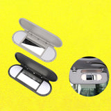 Maxbell Sun Visor Mirror Frame Cover for BMW MINI F55 F56 F60 2015-2022 Gray