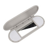 Maxbell Sun Visor Mirror Frame Cover for BMW MINI F55 F56 F60 2015-2022 Gray