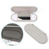 Maxbell Sun Visor Mirror Frame Cover for BMW MINI F55 F56 F60 2015-2022 Gray