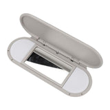 Maxbell Sun Visor Mirror Frame Cover for BMW MINI F55 F56 F60 2015-2022 Gray