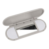 Maxbell Sun Visor Mirror Frame Cover for BMW MINI F55 F56 F60 2015-2022 Gray