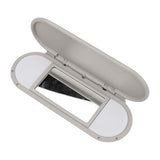 Maxbell Sun Visor Mirror Frame Cover for BMW MINI F55 F56 F60 2015-2022 Gray