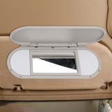 Maxbell Sun Visor Mirror Frame Cover for BMW MINI F55 F56 F60 2015-2022 Gray
