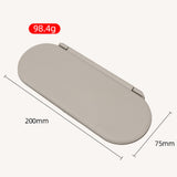Maxbell Sun Visor Mirror Frame Cover for BMW MINI F55 F56 F60 2015-2022 Gray