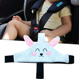 Maxbell Car Seat Head Support Infant Baby Soft Slumber Sling Fit for Children Rabbit