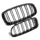 Maxbell 2Pcs Front Kidney Grille Grill 51130054494 for BMW 3 F30 F31
