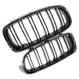 Maxbell 2Pcs Front Kidney Grille Grill 51130054494 for BMW 3 F30 F31