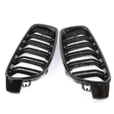 Maxbell 2Pcs Front Kidney Grille Grill 51130054494 for BMW 3 F30 F31