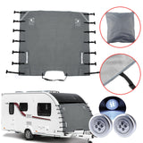 Maxbell RV Front Towing Cover Dustproof Adjustable Strap Trailer Caravan Accessories