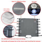 Maxbell RV Front Towing Cover Dustproof Adjustable Strap Trailer Caravan Accessories