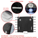 Maxbell Caravan Towing Cover with 2 LED Lights Waterproof Oxford Adjustable Strap