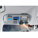 Maxbell Truck Sun Visor Organizer with Multi Pocket for Pens Notes Black