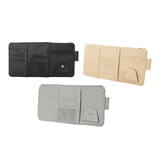 Maxbell Truck Sun Visor Organizer with Multi Pocket for Pens Notes Black