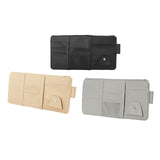 Maxbell Truck Sun Visor Organizer with Multi Pocket for Pens Notes Black