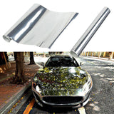 Maxbell Chrome silver Vinyl Wrap Sticker Decal Film Sheet for Motorcycle