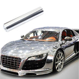 Maxbell Chrome silver Vinyl Wrap Sticker Decal Film Sheet for Motorcycle