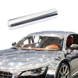 Maxbell Chrome silver Vinyl Wrap Sticker Decal Film Sheet for Motorcycle