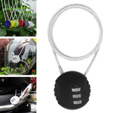 Maxbell Motorcycle Helmet Lock Cycling lock Universal mini Backpack Black